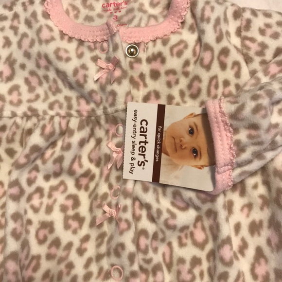 Matching Sets New Carters Baby Girl Fleece Sleepers Jumpsuit 3m